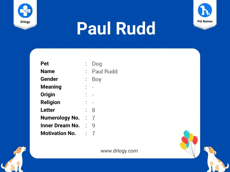 Paul Rudd Name Meaning